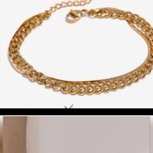 Bracelet 18k Gold Plated Stainless St.Elegant Gold Chain Bracelet